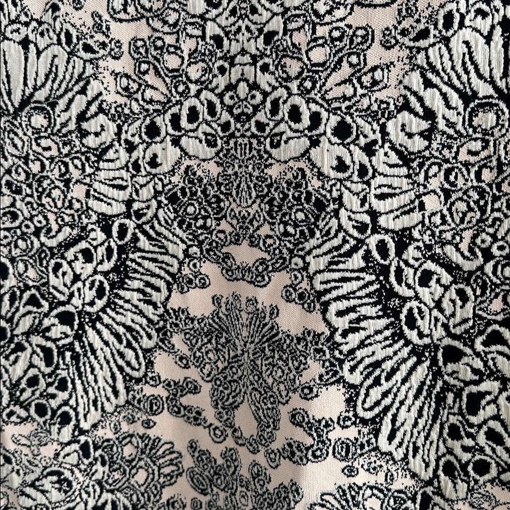 Alexander McQueen Sleeveless Blush Black Motif Jacquard Knit Dress Size L - Picture 8 of 16